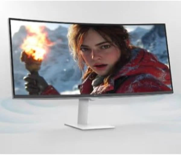 Monitor LG, kolor biały