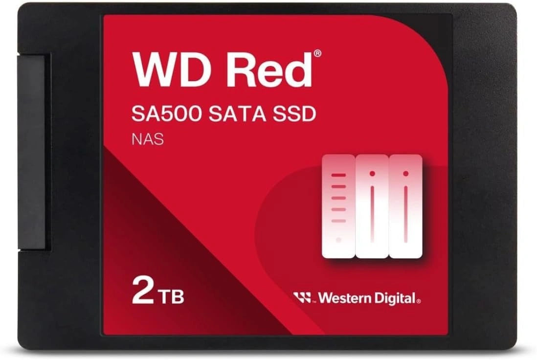 Dysk SSD SSD WD SA500, 2 TB, kolor czerwony