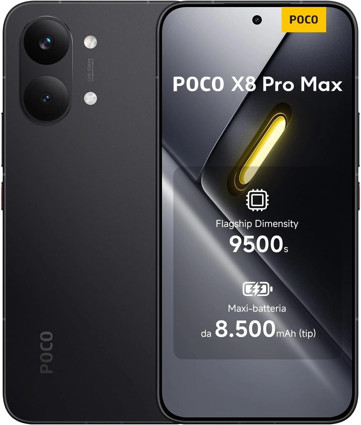 Smartfon POCO X8, 256 GB, kolor czarny