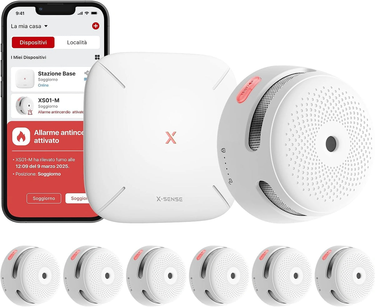 Urządzenie użytkowe X-Sense Xs01-M, kolor biały