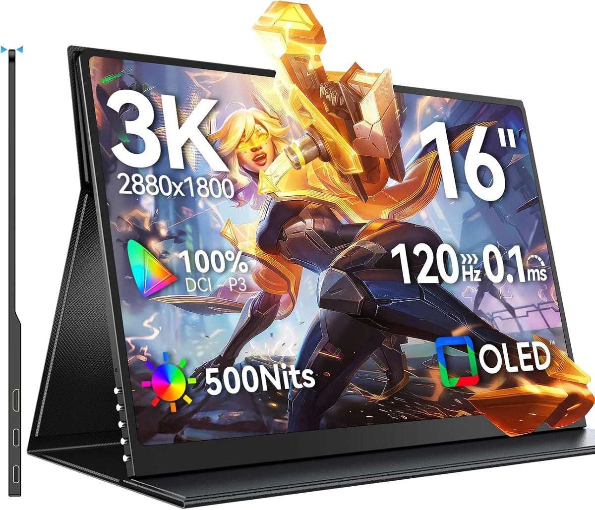 Laptop OLED, 16 cali, kolor szary