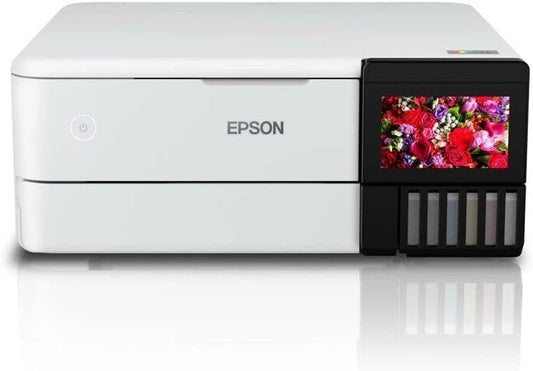 Drukarka Epson EcoTank ET-8500 DPI 32, Wi-Fi, kolor biały