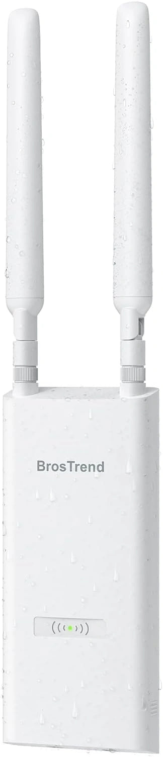 Router Wi-Fi BrosTrend AC1200, kolor biały i szary