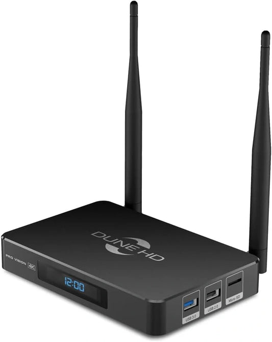 Odtwarzacz multimedialny Dune HD S905X4-J, 4 GB, Wi-Fi, kolor szary