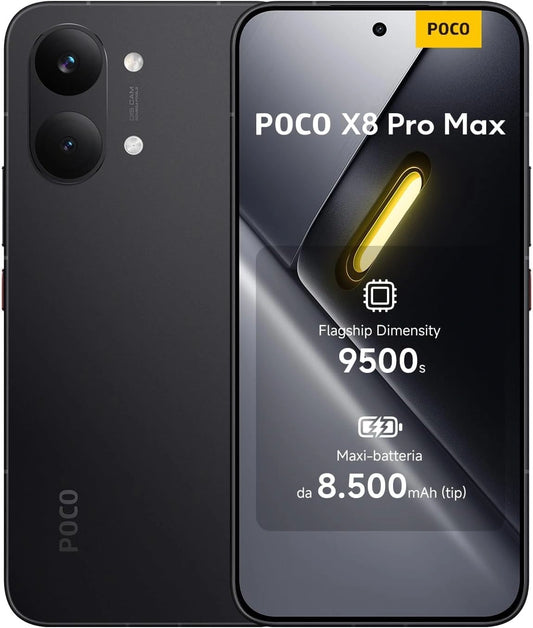 Smartfon POCO X8, 256 GB, kolor czarny