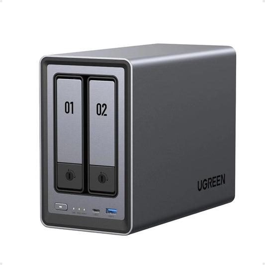 Serwer NAS UGREEN DXP2800, 8 GB, kolor czarny
