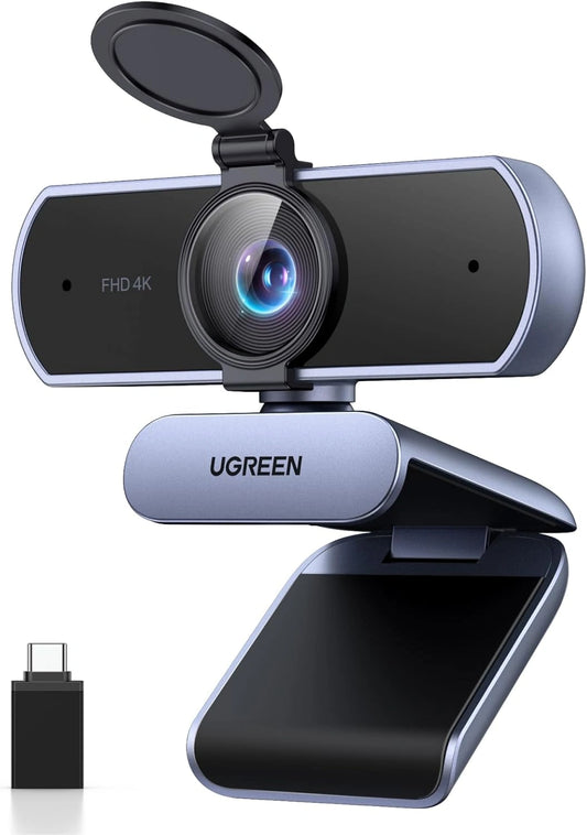 Mikrofon UGREEN FineCam, kolor szary i czarny