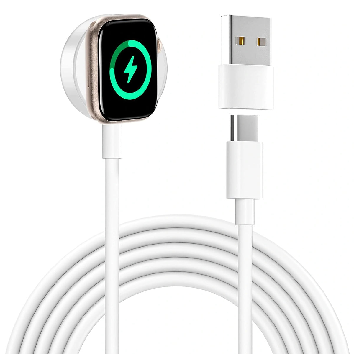 Ładowarka Apple, kolor szary i biały