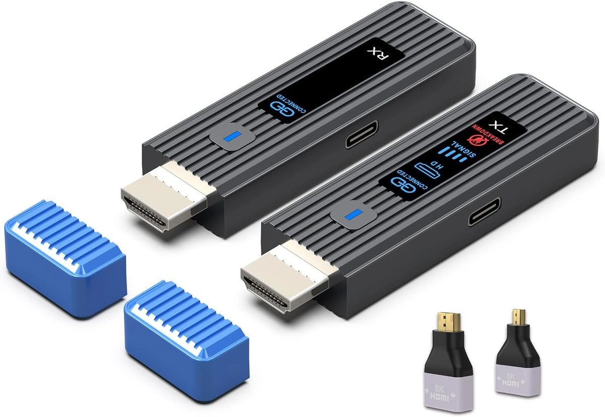 Projektor HDMI, bezprzewodowy, kolor szary