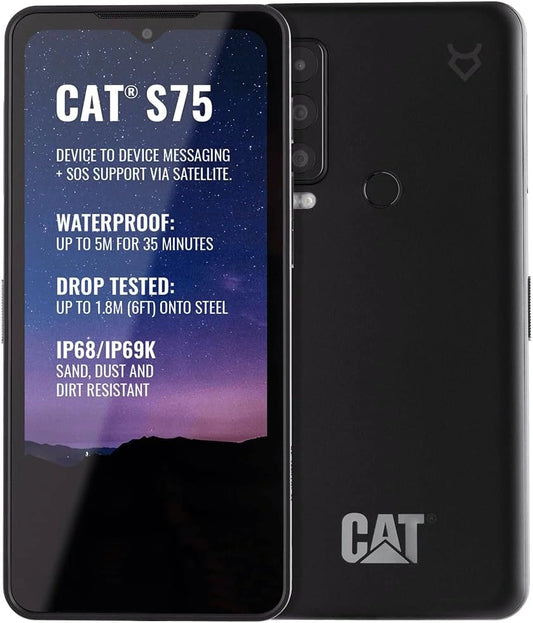 Smartfon CAT S75, 128 GB 16, kolor czarny