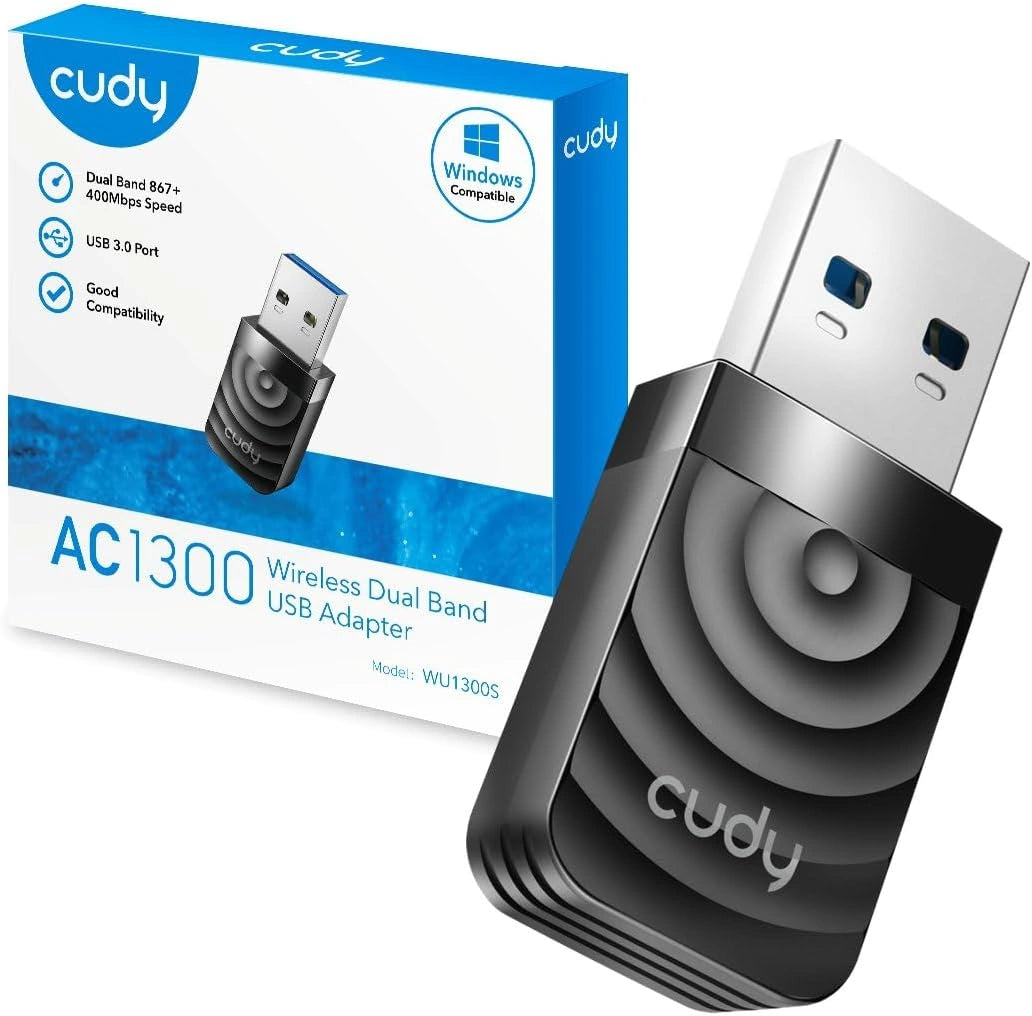 Urządzenie użytkowe Cudy AC 1300, Wi-Fi, kolor czarny