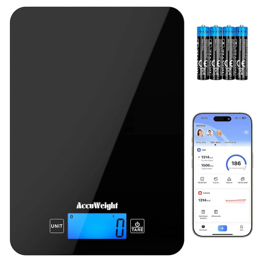 Urządzenie użytkowe ACCUWEIGHT, kolor szary i czarny