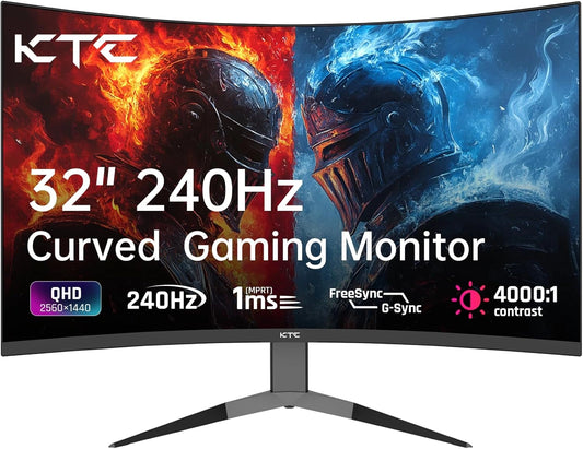 Monitor KTC 32, kolor czarny i niebieski