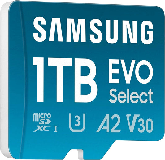 Urządzenie użytkowe Karta microSD, 1 TB, kolor turkusowy i niebieski
