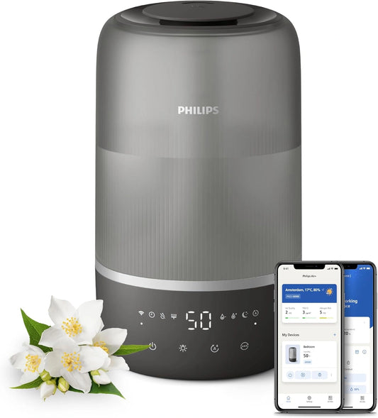 Nawilżacz powietrza Philips, do 41 m², kolor szary
