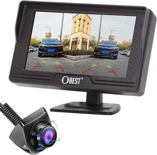 Monitor OBEST, 12 V, kolor czarny