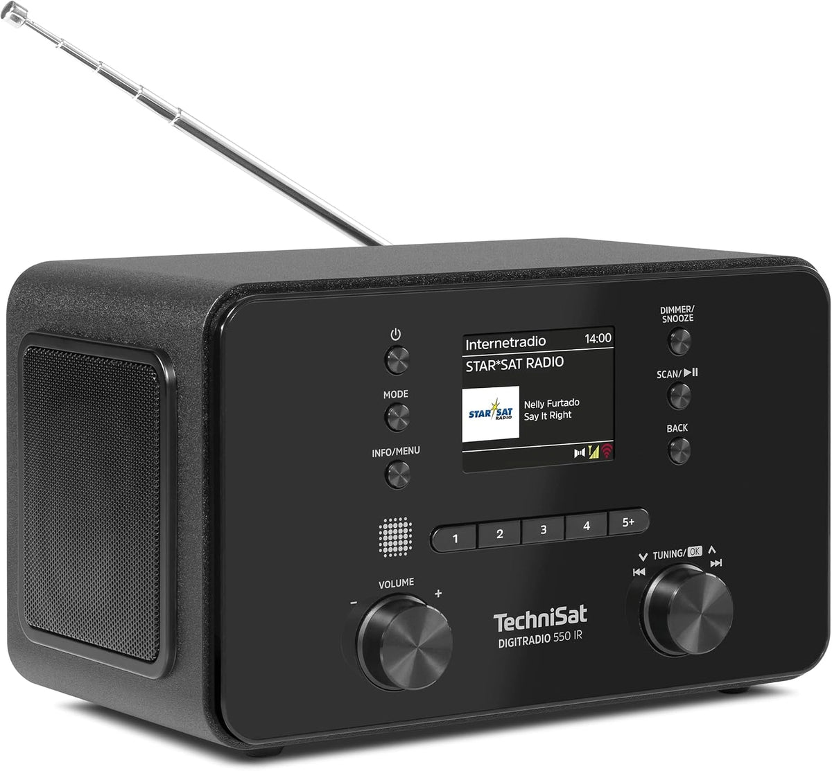 Radio internetowe TechniSat DIGITRADIO, kolor czarny