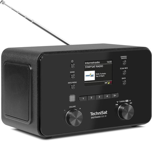 Radio internetowe TechniSat DIGITRADIO, kolor czarny