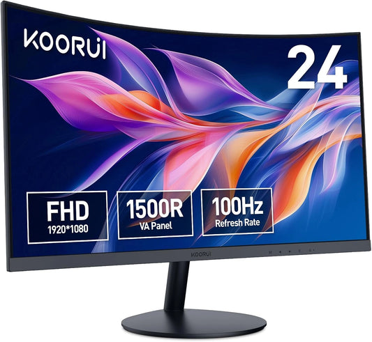 Monitor KOORUI 23.6, kolor czarny