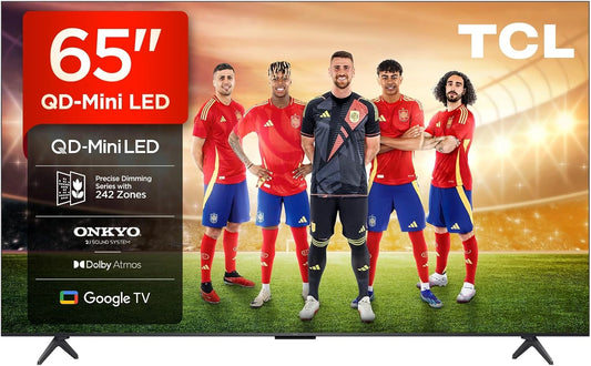 Telewizor TCL 65Q6C, kolor czerwony