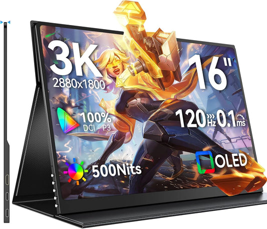 Laptop OLED, 16 cali, kolor szary