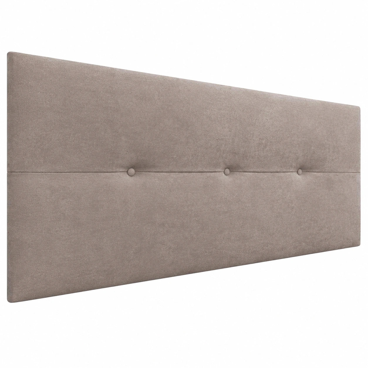 Luxuriöses Polsterkopfteil aus Kunstleder oder Stoff, 160cm - Farbe Erde